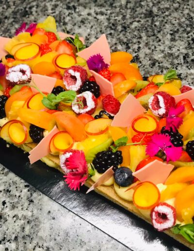 gateau anniversaire fruits la petite cuillère